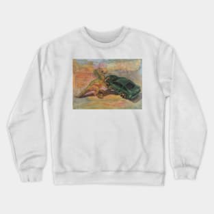 Dinosaur Toy with Car Crewneck Sweatshirt